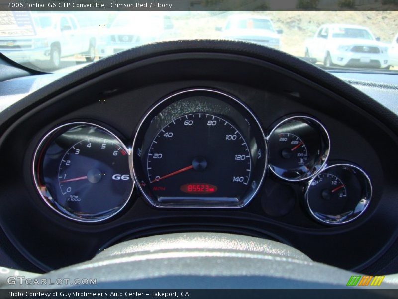  2006 G6 GTP Convertible GTP Convertible Gauges