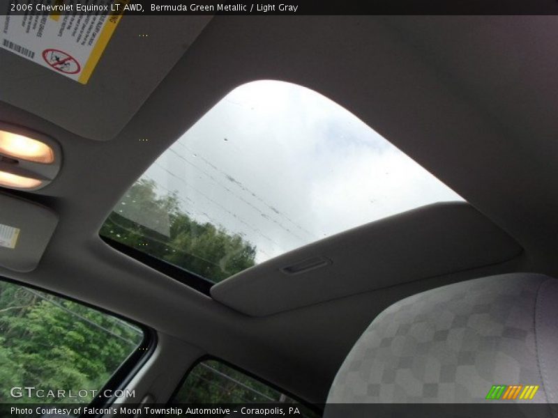 Bermuda Green Metallic / Light Gray 2006 Chevrolet Equinox LT AWD