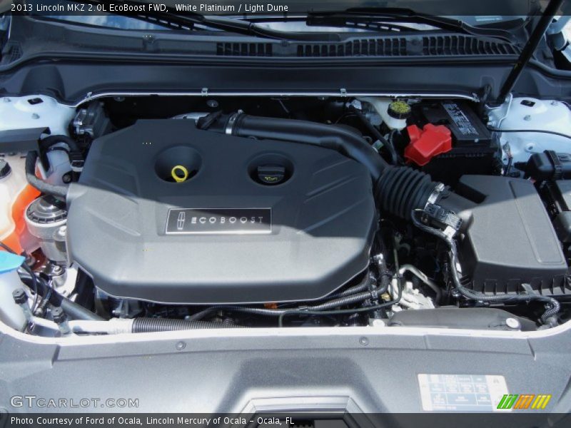 White Platinum / Light Dune 2013 Lincoln MKZ 2.0L EcoBoost FWD