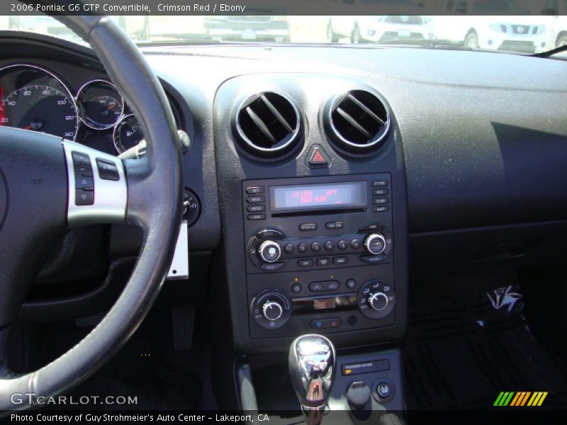 Crimson Red / Ebony 2006 Pontiac G6 GTP Convertible