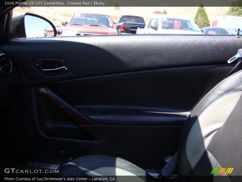 Crimson Red / Ebony 2006 Pontiac G6 GTP Convertible