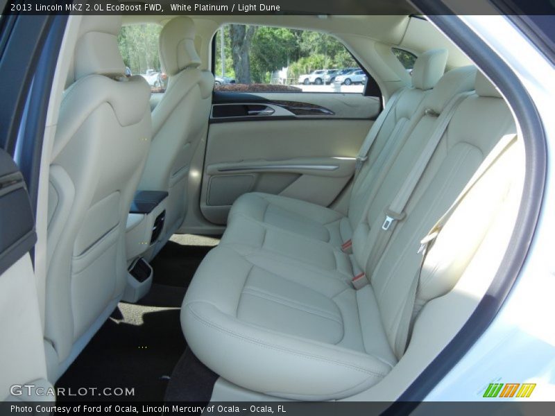 White Platinum / Light Dune 2013 Lincoln MKZ 2.0L EcoBoost FWD