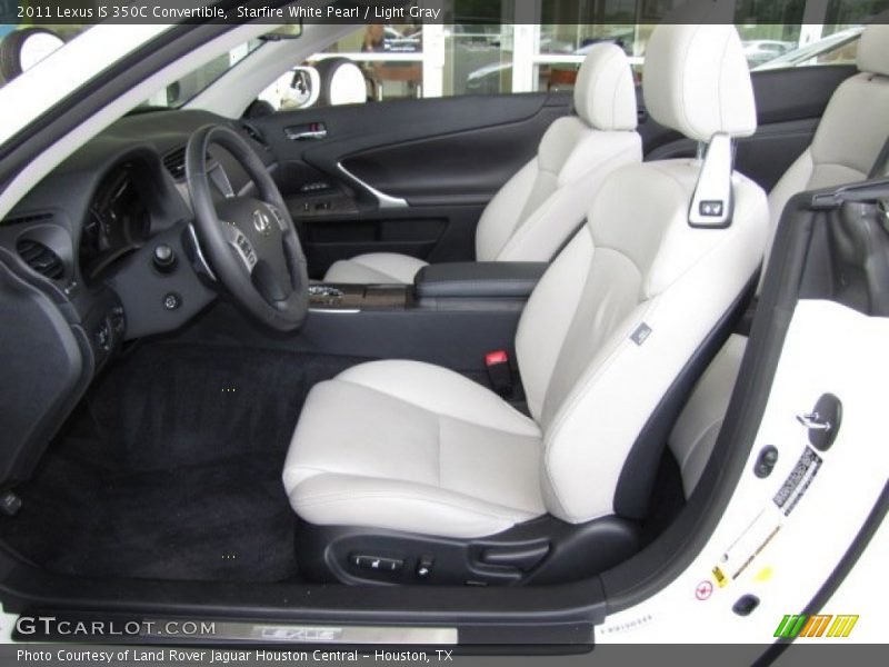  2011 IS 350C Convertible Light Gray Interior