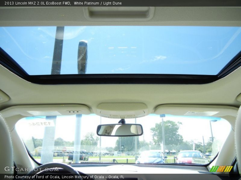 White Platinum / Light Dune 2013 Lincoln MKZ 2.0L EcoBoost FWD