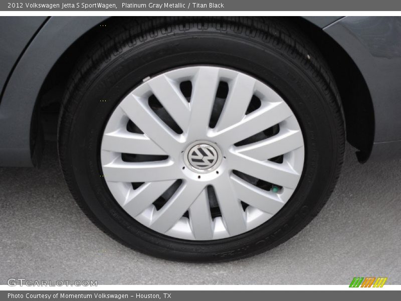 Platinum Gray Metallic / Titan Black 2012 Volkswagen Jetta S SportWagen