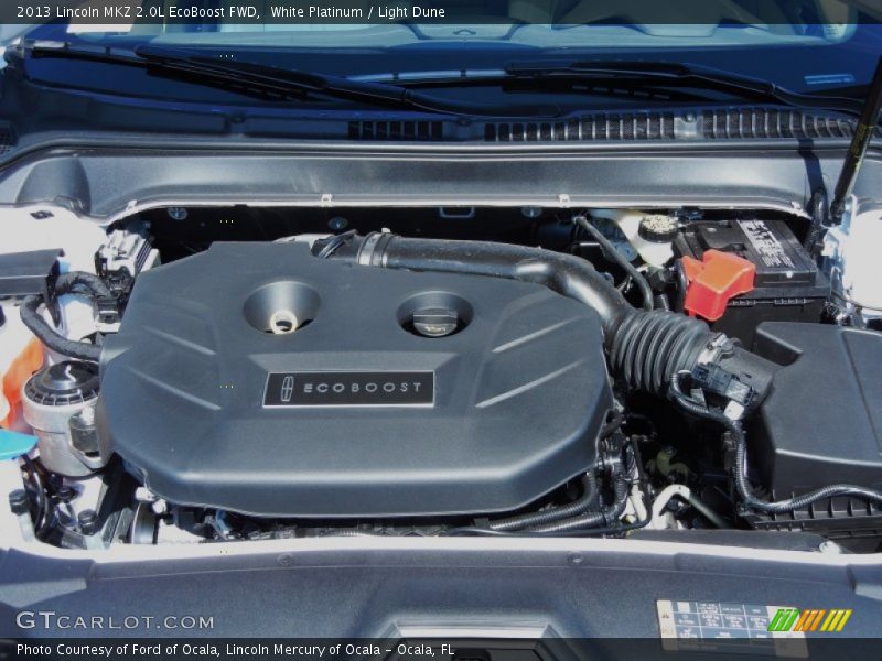 White Platinum / Light Dune 2013 Lincoln MKZ 2.0L EcoBoost FWD