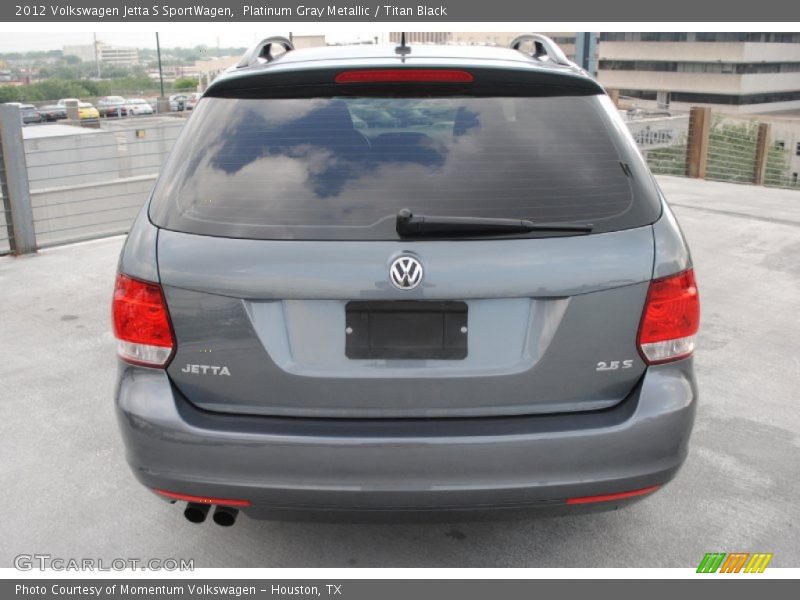 Platinum Gray Metallic / Titan Black 2012 Volkswagen Jetta S SportWagen