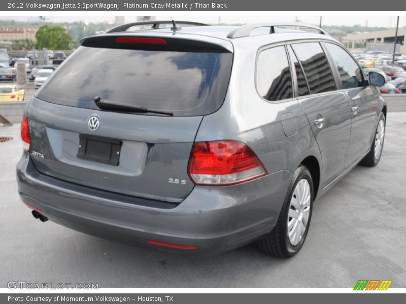 Platinum Gray Metallic / Titan Black 2012 Volkswagen Jetta S SportWagen