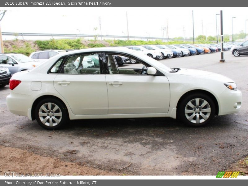 Satin White Pearl / Ivory 2010 Subaru Impreza 2.5i Sedan