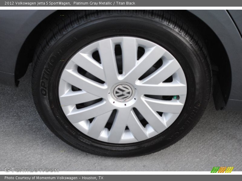 Platinum Gray Metallic / Titan Black 2012 Volkswagen Jetta S SportWagen