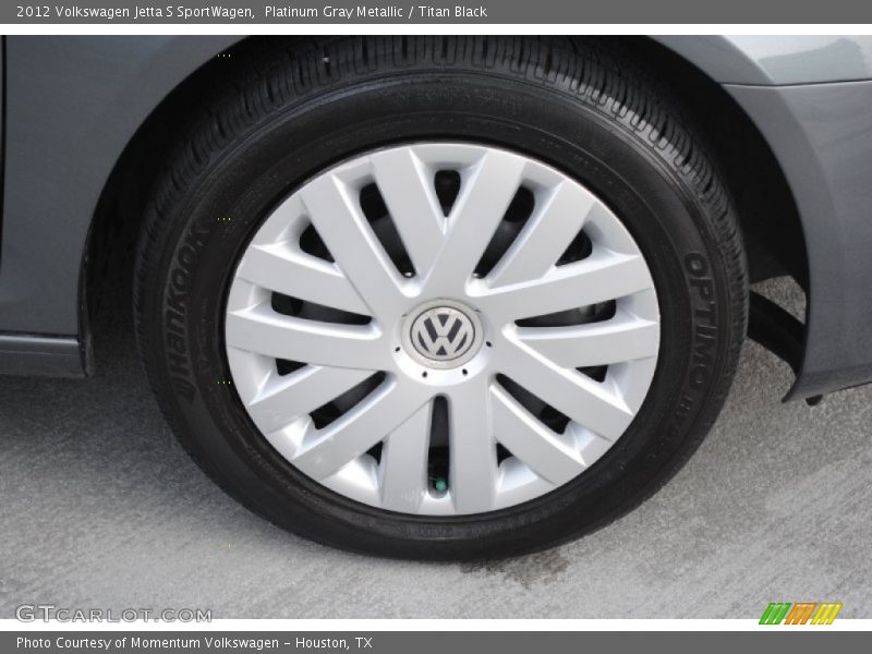 Platinum Gray Metallic / Titan Black 2012 Volkswagen Jetta S SportWagen