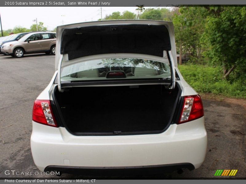 Satin White Pearl / Ivory 2010 Subaru Impreza 2.5i Sedan