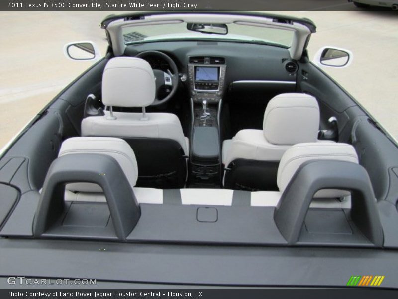 Starfire White Pearl / Light Gray 2011 Lexus IS 350C Convertible