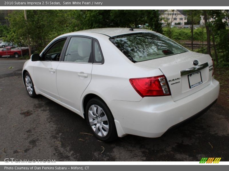 Satin White Pearl / Ivory 2010 Subaru Impreza 2.5i Sedan