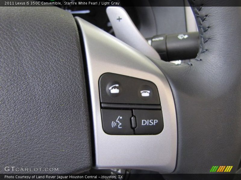 Controls of 2011 IS 350C Convertible