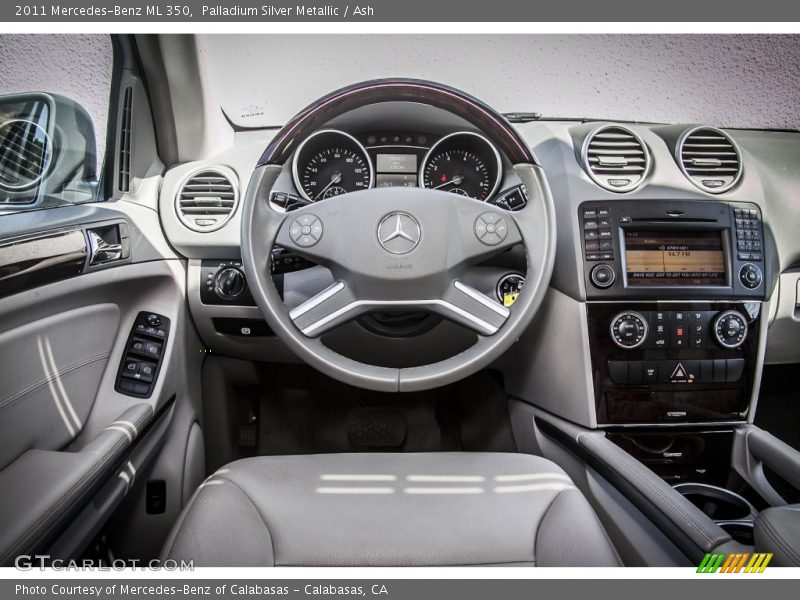 Palladium Silver Metallic / Ash 2011 Mercedes-Benz ML 350
