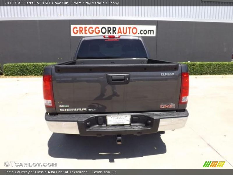 Storm Gray Metallic / Ebony 2010 GMC Sierra 1500 SLT Crew Cab