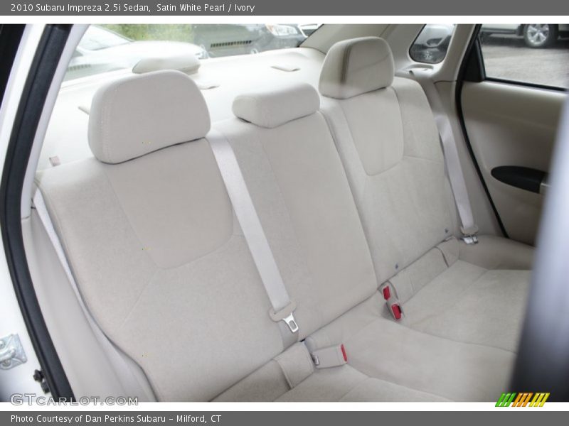 Satin White Pearl / Ivory 2010 Subaru Impreza 2.5i Sedan
