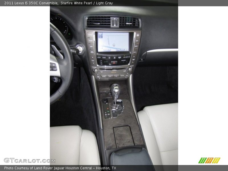 Starfire White Pearl / Light Gray 2011 Lexus IS 350C Convertible