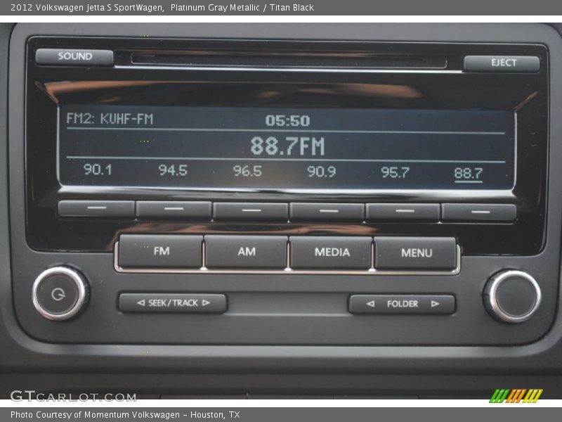 Platinum Gray Metallic / Titan Black 2012 Volkswagen Jetta S SportWagen