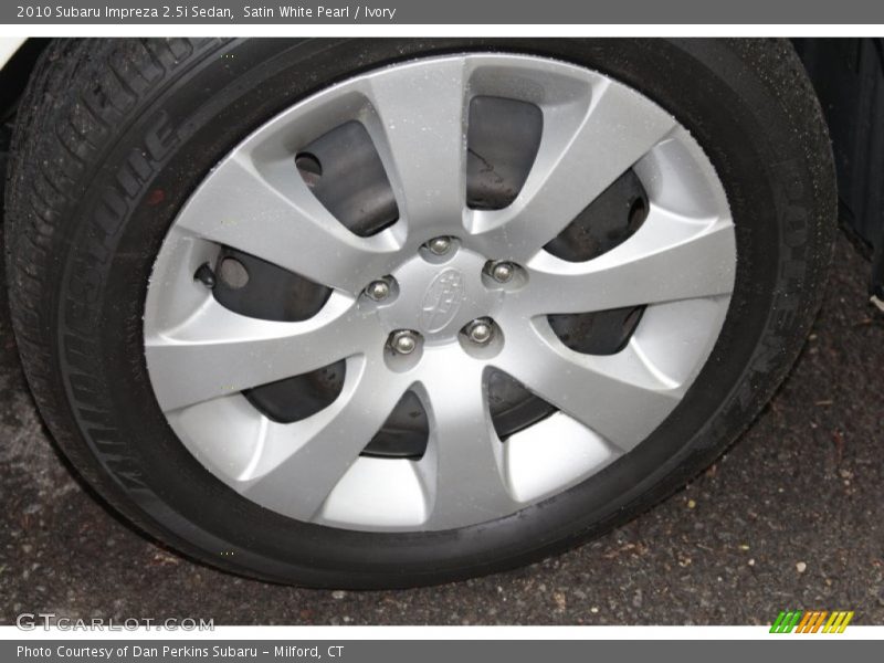 Satin White Pearl / Ivory 2010 Subaru Impreza 2.5i Sedan