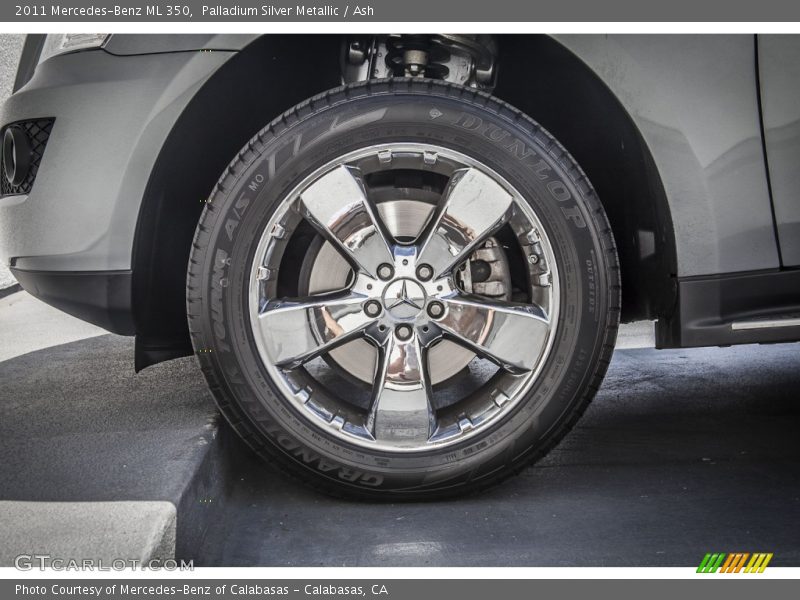 Palladium Silver Metallic / Ash 2011 Mercedes-Benz ML 350