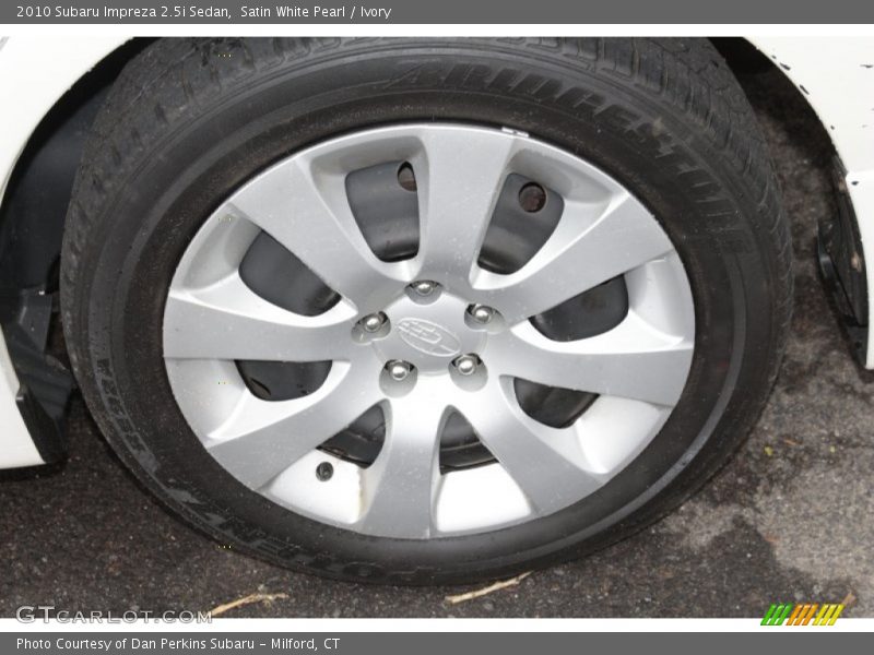 Satin White Pearl / Ivory 2010 Subaru Impreza 2.5i Sedan