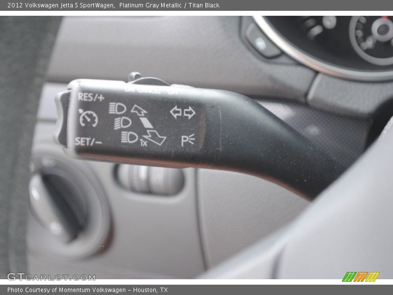Platinum Gray Metallic / Titan Black 2012 Volkswagen Jetta S SportWagen