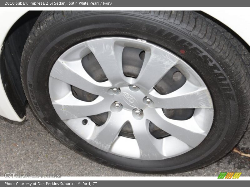 Satin White Pearl / Ivory 2010 Subaru Impreza 2.5i Sedan