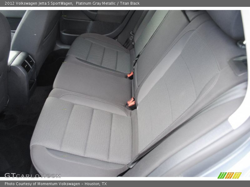 Platinum Gray Metallic / Titan Black 2012 Volkswagen Jetta S SportWagen