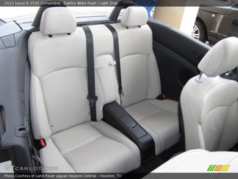 Rear Seat of 2011 IS 350C Convertible