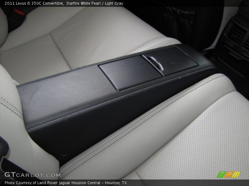 Starfire White Pearl / Light Gray 2011 Lexus IS 350C Convertible