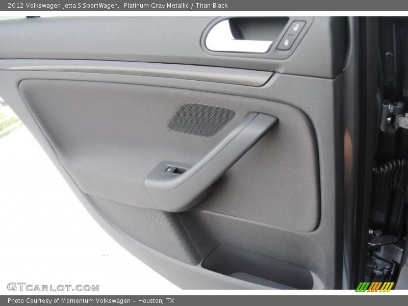 Platinum Gray Metallic / Titan Black 2012 Volkswagen Jetta S SportWagen