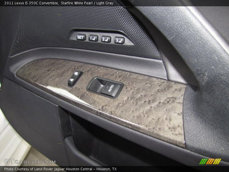 Starfire White Pearl / Light Gray 2011 Lexus IS 350C Convertible