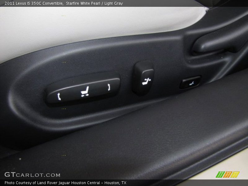 Starfire White Pearl / Light Gray 2011 Lexus IS 350C Convertible