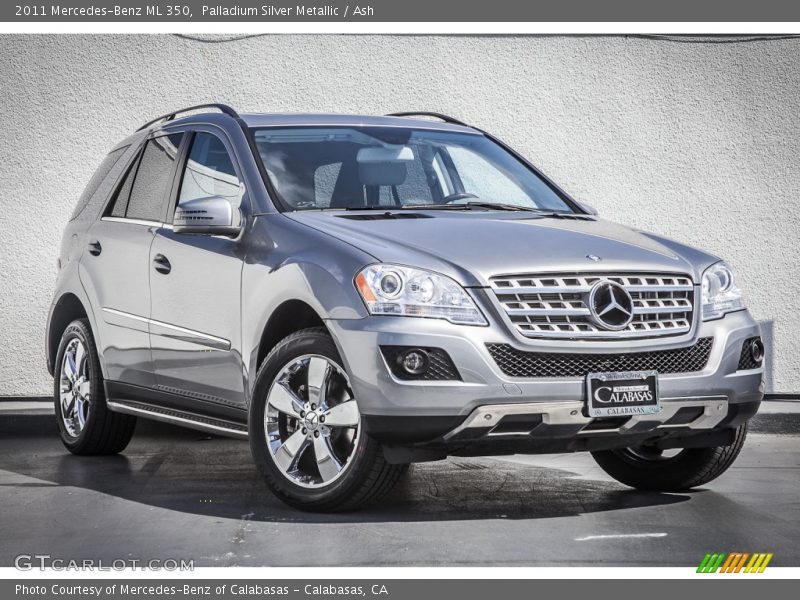 Palladium Silver Metallic / Ash 2011 Mercedes-Benz ML 350