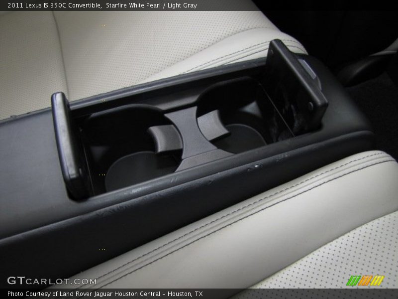 Starfire White Pearl / Light Gray 2011 Lexus IS 350C Convertible