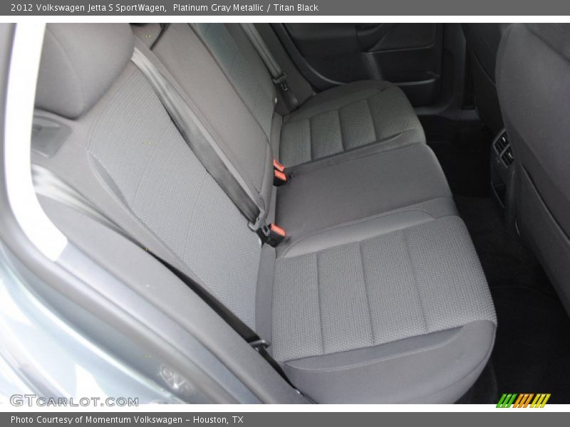 Platinum Gray Metallic / Titan Black 2012 Volkswagen Jetta S SportWagen