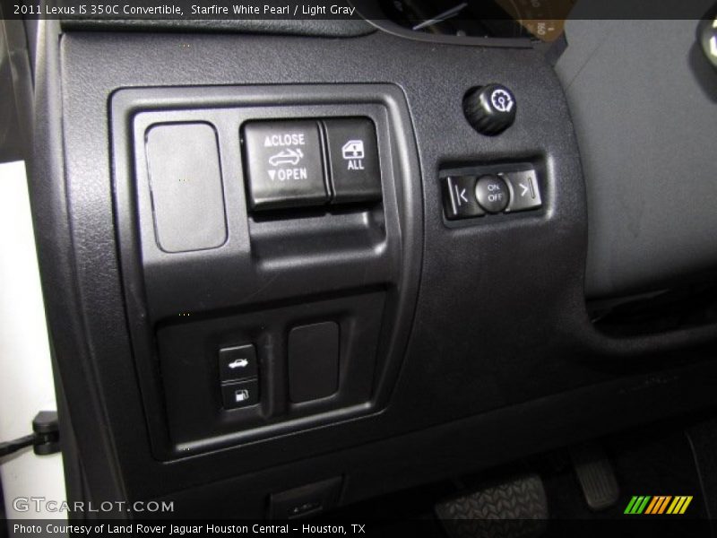 Starfire White Pearl / Light Gray 2011 Lexus IS 350C Convertible