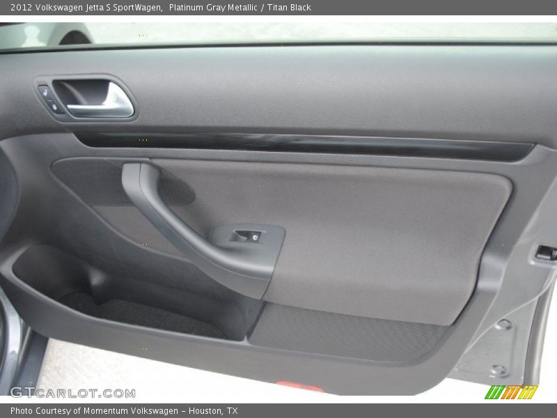 Platinum Gray Metallic / Titan Black 2012 Volkswagen Jetta S SportWagen
