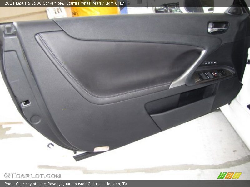 Starfire White Pearl / Light Gray 2011 Lexus IS 350C Convertible