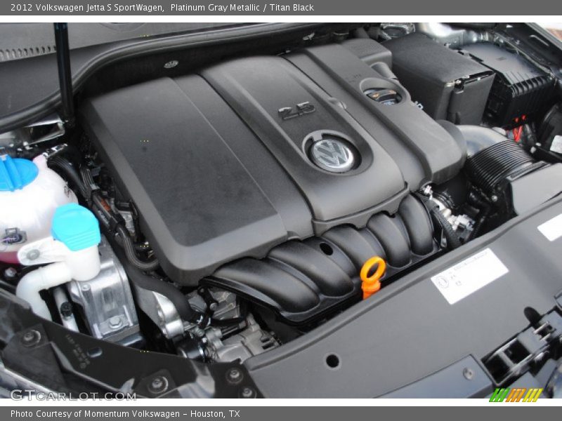 Platinum Gray Metallic / Titan Black 2012 Volkswagen Jetta S SportWagen