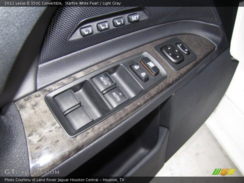 Starfire White Pearl / Light Gray 2011 Lexus IS 350C Convertible