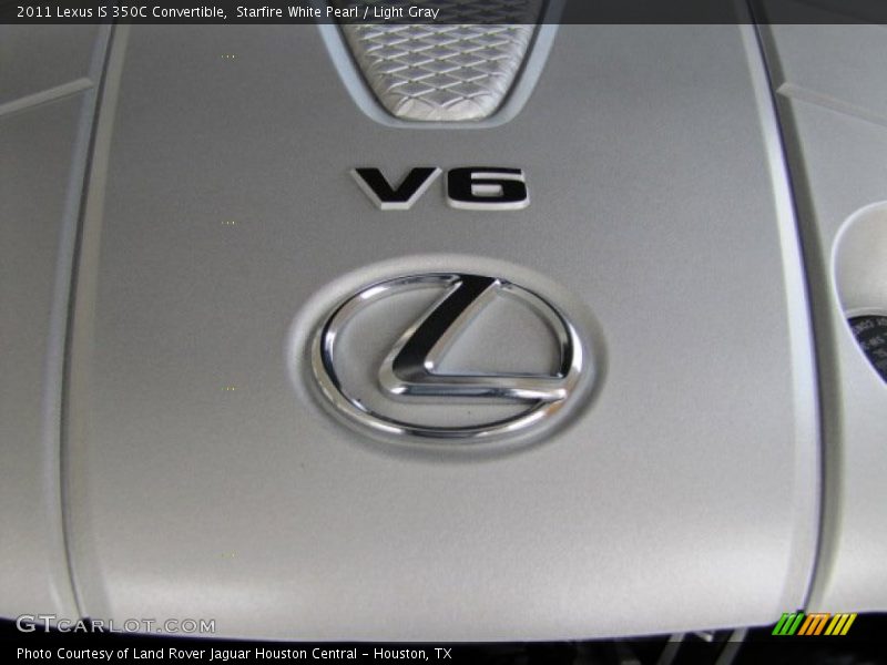 Starfire White Pearl / Light Gray 2011 Lexus IS 350C Convertible