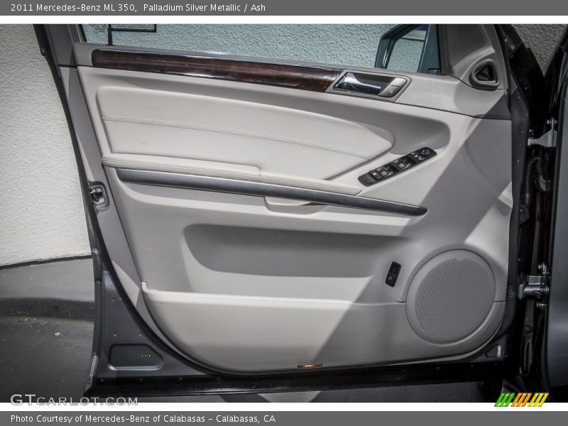 Palladium Silver Metallic / Ash 2011 Mercedes-Benz ML 350