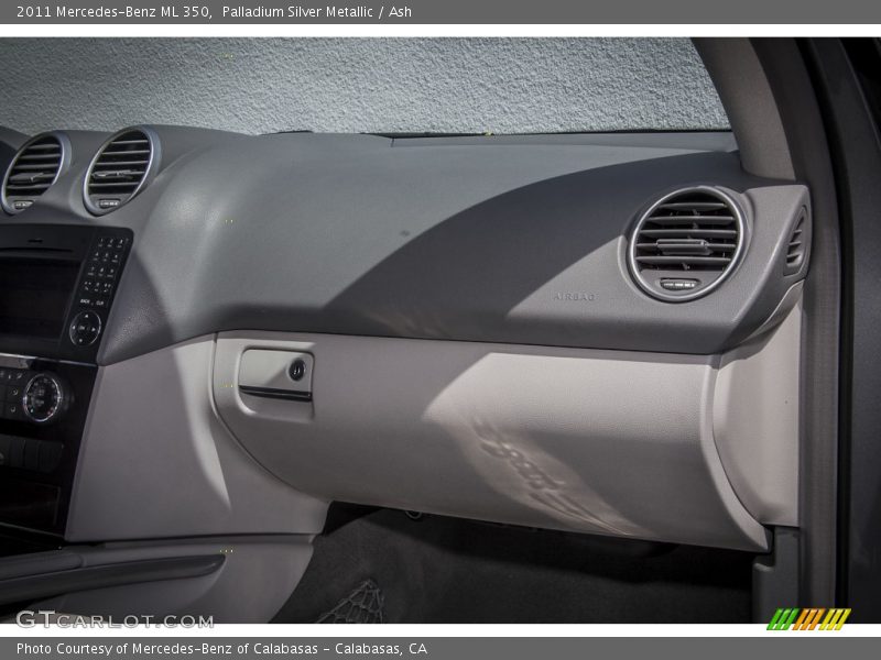 Palladium Silver Metallic / Ash 2011 Mercedes-Benz ML 350