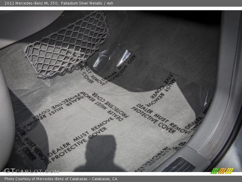 Palladium Silver Metallic / Ash 2011 Mercedes-Benz ML 350