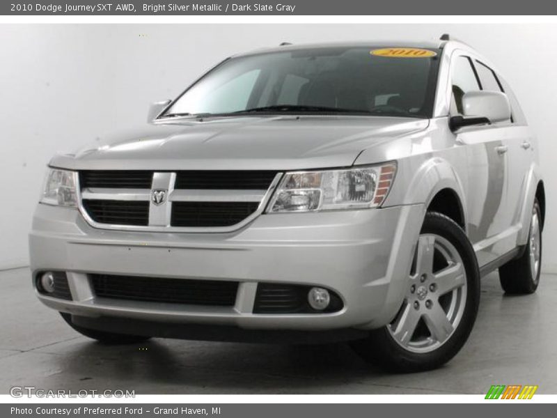 Bright Silver Metallic / Dark Slate Gray 2010 Dodge Journey SXT AWD
