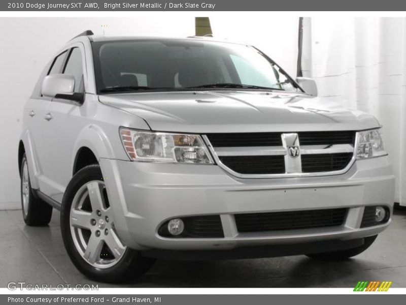 Bright Silver Metallic / Dark Slate Gray 2010 Dodge Journey SXT AWD
