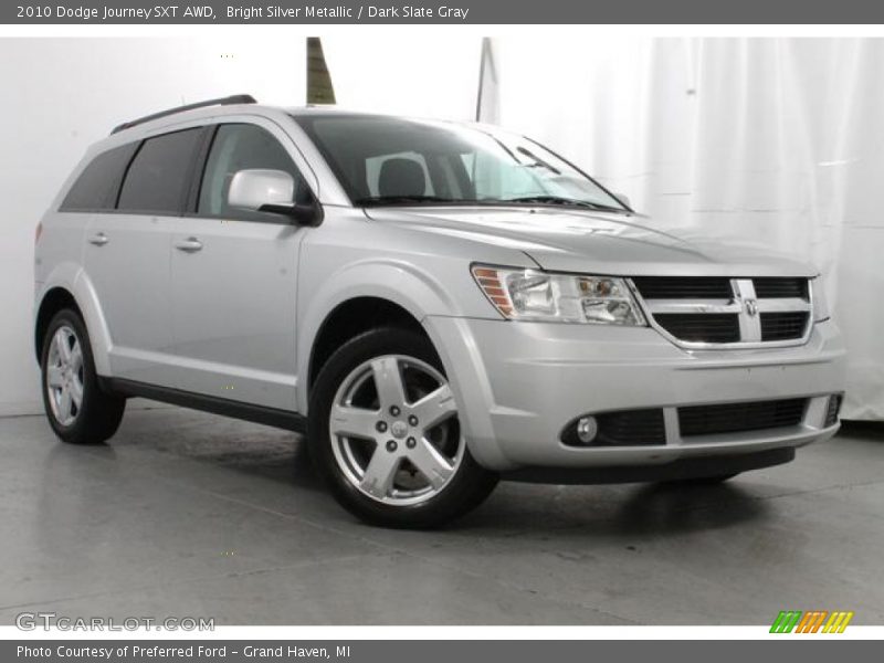 Bright Silver Metallic / Dark Slate Gray 2010 Dodge Journey SXT AWD